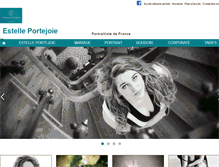 Tablet Screenshot of estelle-portejoie.com